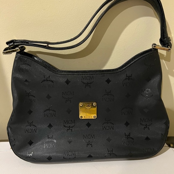 MCM Handbags - MCM Black Shoulder/Crossbody Bag
